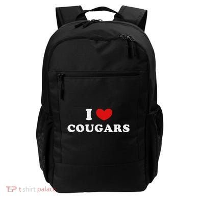 I Love Cougars I Heart Cougars Backpack