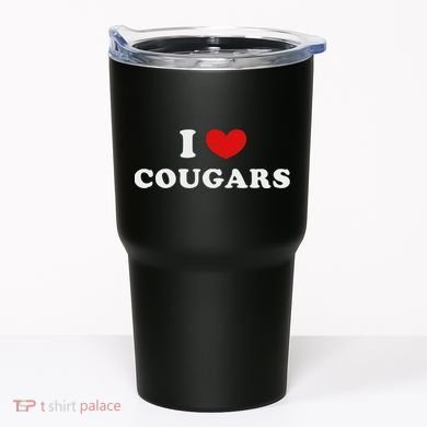 I Love Cougars I Heart Cougars Tumbler