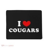 I Love Cougars I Heart Cougars Mousepad thumb 0