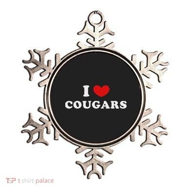 I Love Cougars I Heart Cougars Ornament