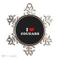 I Love Cougars I Heart Cougars Ornament thumb 0