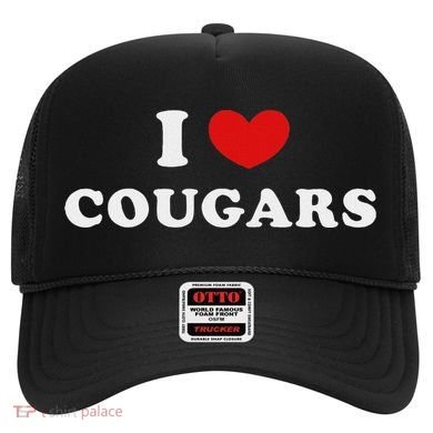 I Love Cougars I Heart Cougars Hat