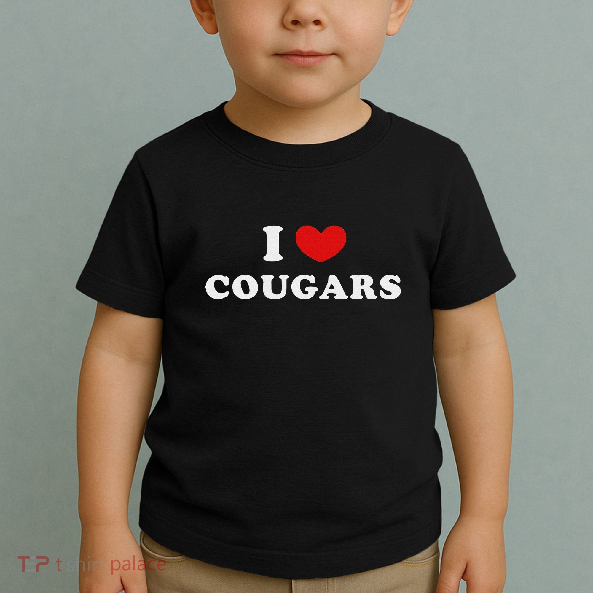 I Love Cougars I Heart Cougars Toddler T-Shirt