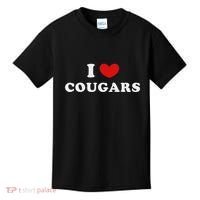 I Love Cougars I Heart Cougars Kids T-Shirt thumb 0