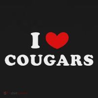I Love Cougars I Heart Cougars Kids T-Shirt thumb 4