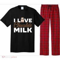 I Love Chocolate Milk Er Choco Chocolate Flavor Gift Pajama Set thumb 0