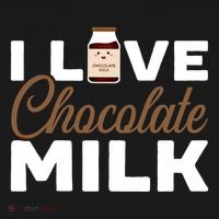I Love Chocolate Milk Er Choco Chocolate Flavor Gift Pajama Set thumb 2