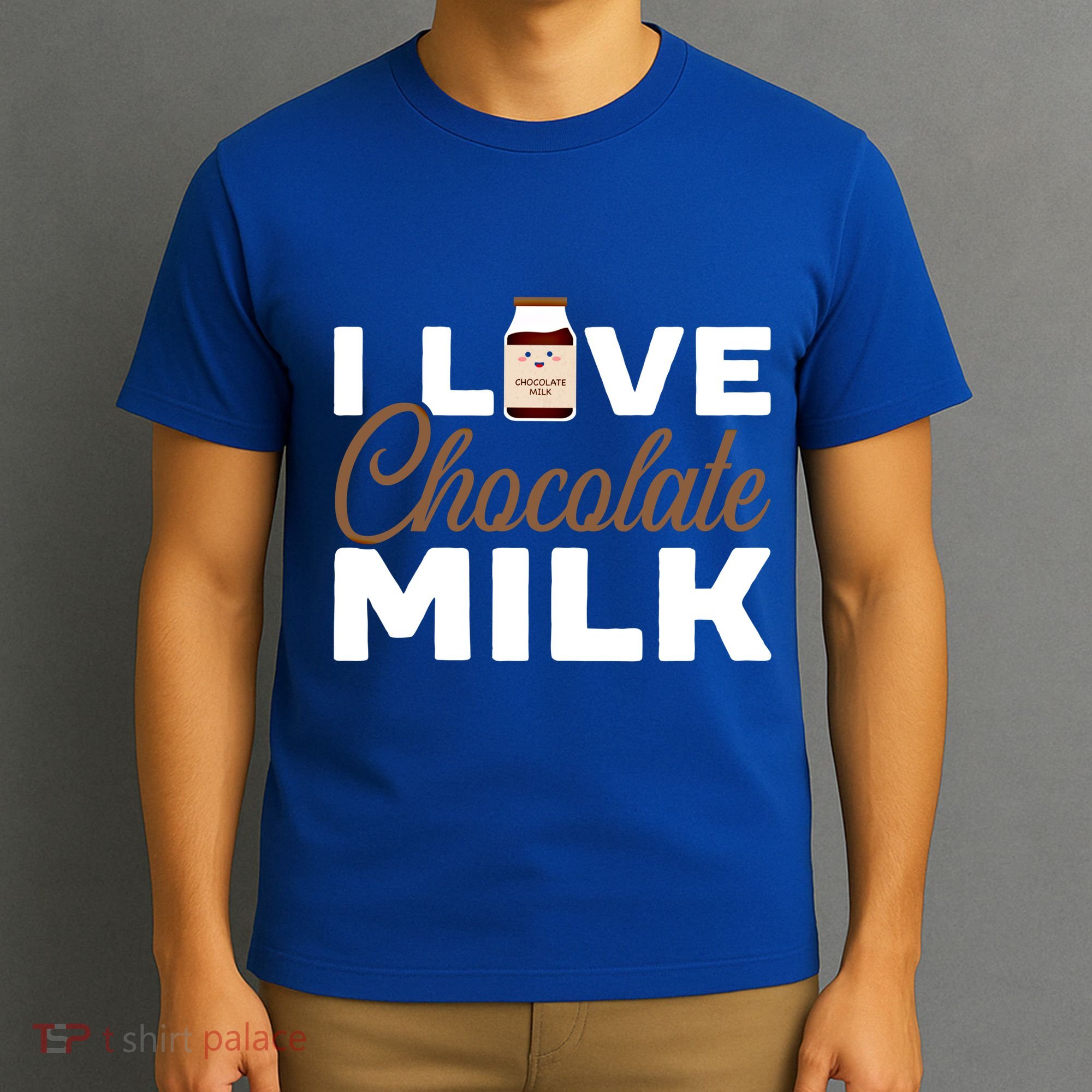 I Love Chocolate Milk Er Choco Chocolate Flavor Gift T-Shirt