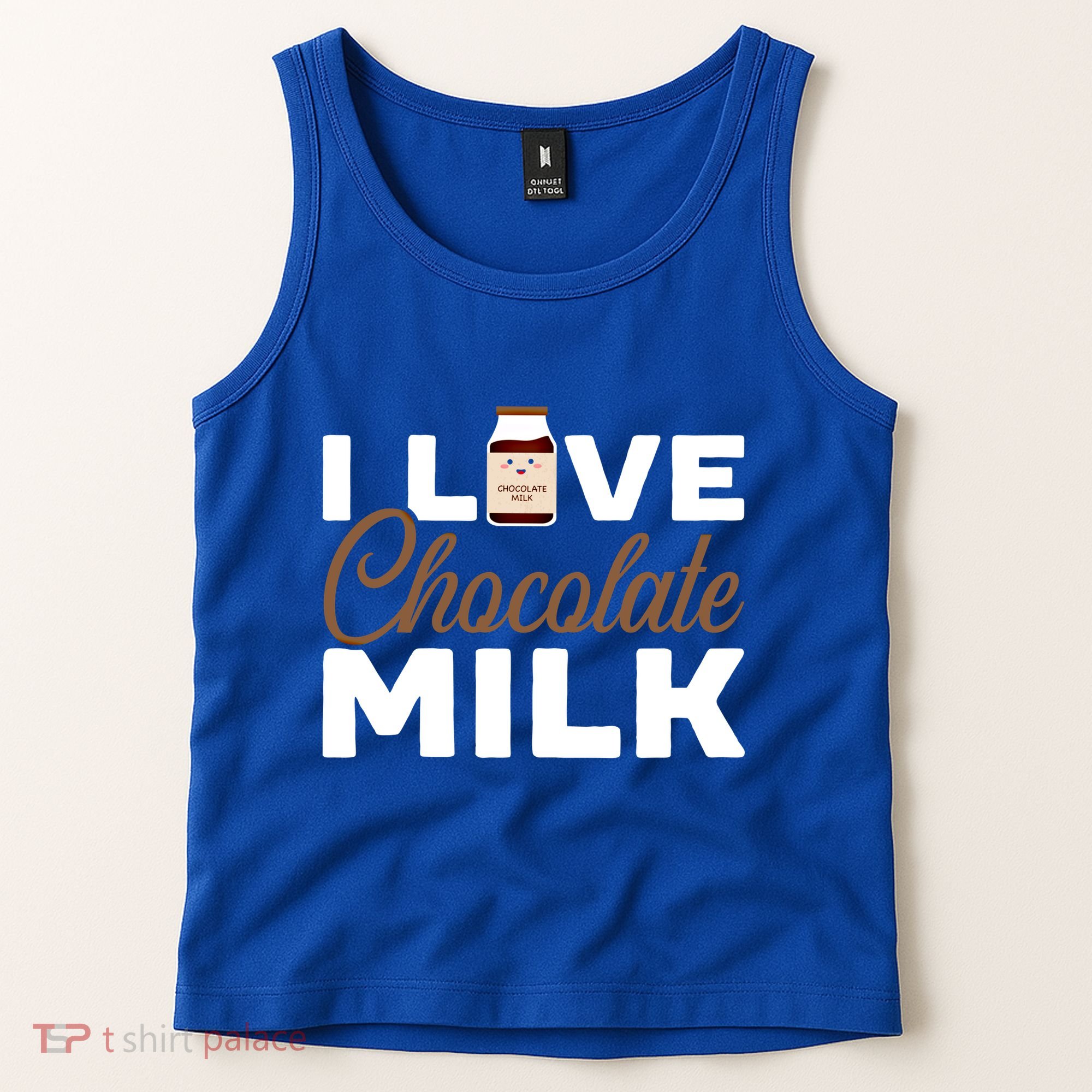 I Love Chocolate Milk Er Choco Chocolate Flavor Gift Tank Top