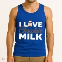 I Love Chocolate Milk Er Choco Chocolate Flavor Gift Tank Top thumb 3