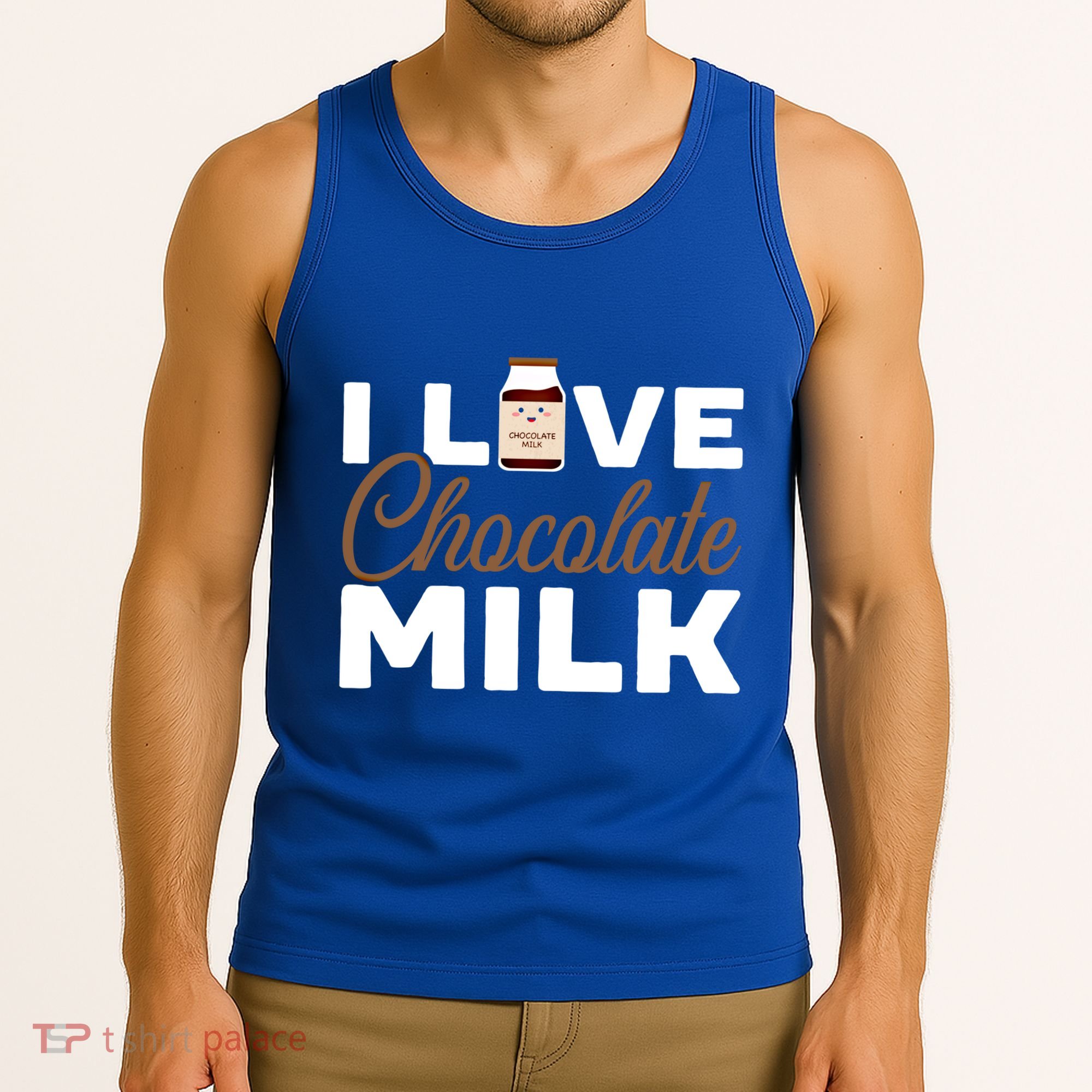 I Love Chocolate Milk Er Choco Chocolate Flavor Gift Tank Top