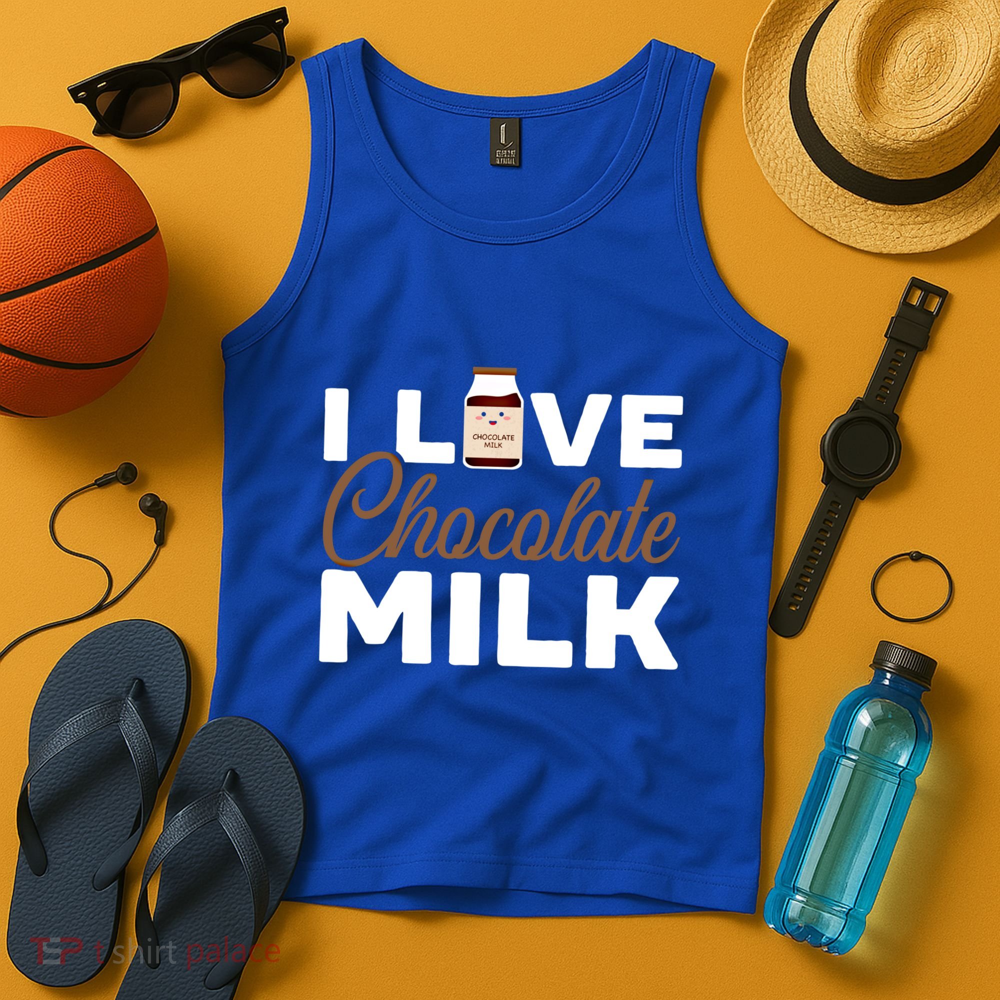 I Love Chocolate Milk Er Choco Chocolate Flavor Gift Tank Top