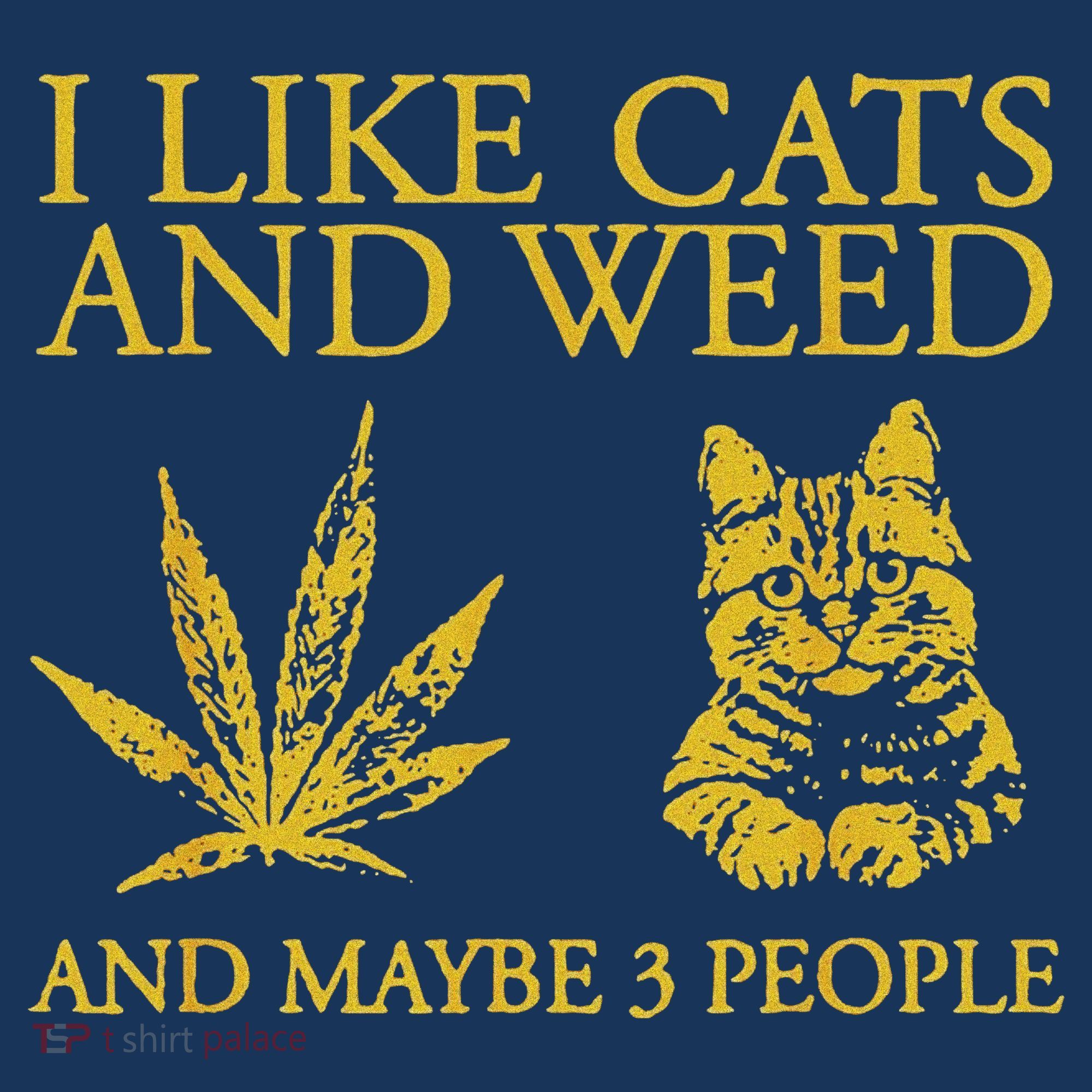 I Like Cats And Weed And Maybe 3 People Mousepad