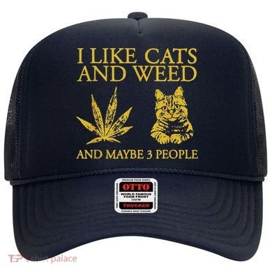 I Like Cats And Weed And Maybe 3 People Hat