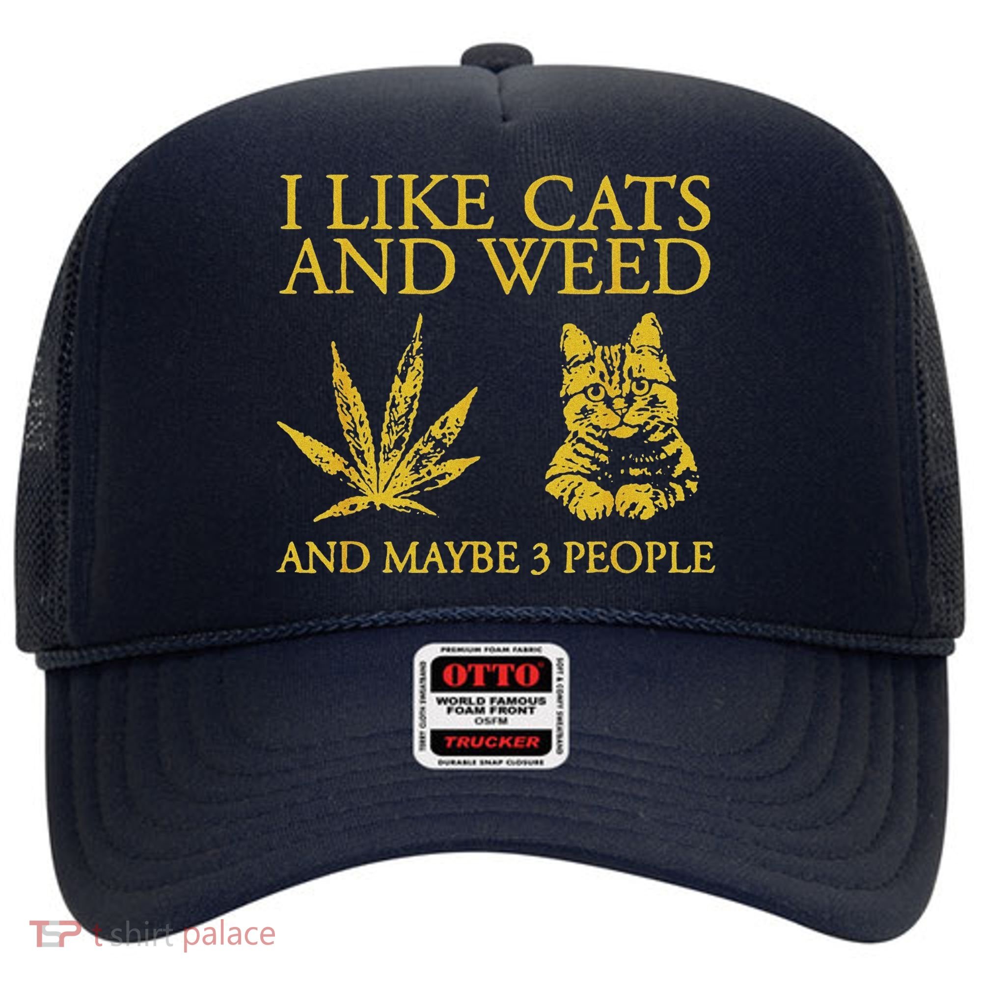 I Like Cats And Weed And Maybe 3 People Hat