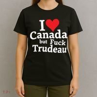 I Love Canada But Fuck Trudeau T-Shirt thumb 4