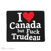 I Love Canada But Fuck Trudeau Mousepad thumb 0