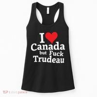 I Love Canada But Fuck Trudeau Women's Tank Top thumb 0
