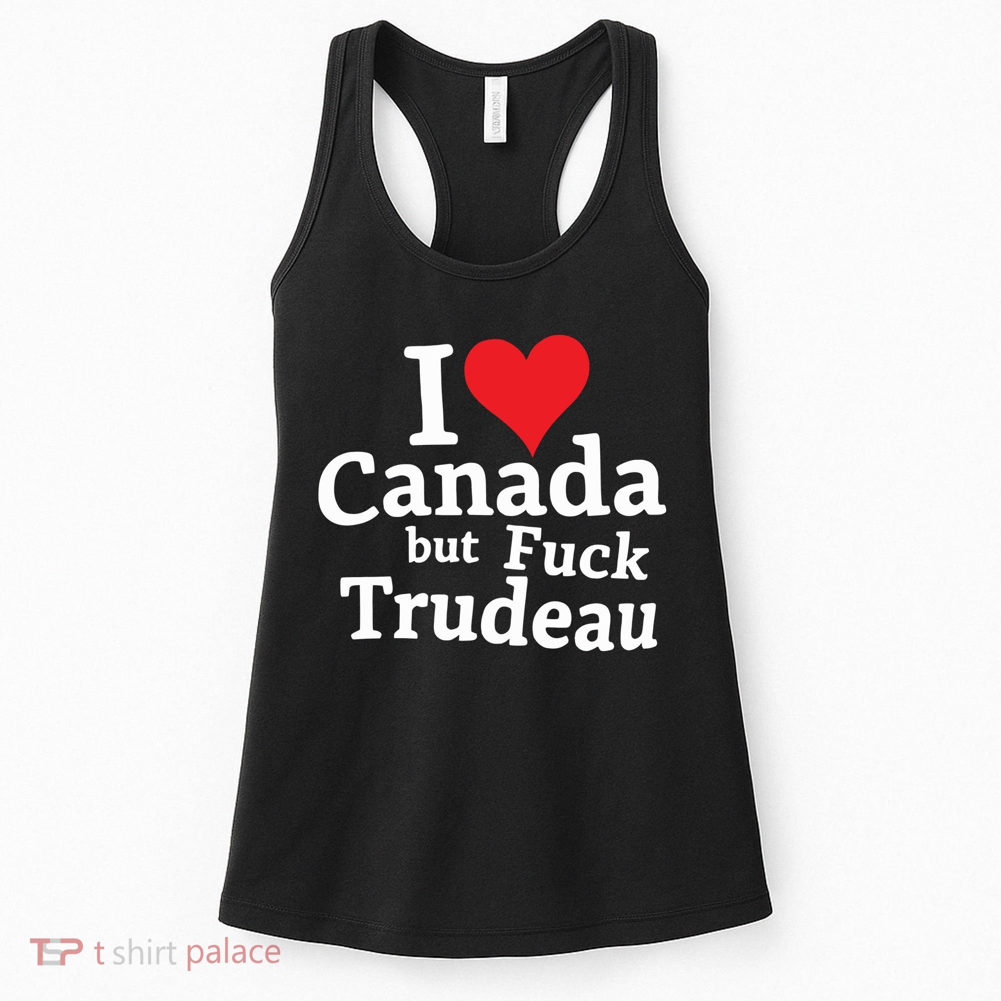 I Love Canada But Fuck Trudeau Women's Tank Top
