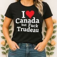 I Love Canada But Fuck Trudeau Women's T-Shirt thumb 2