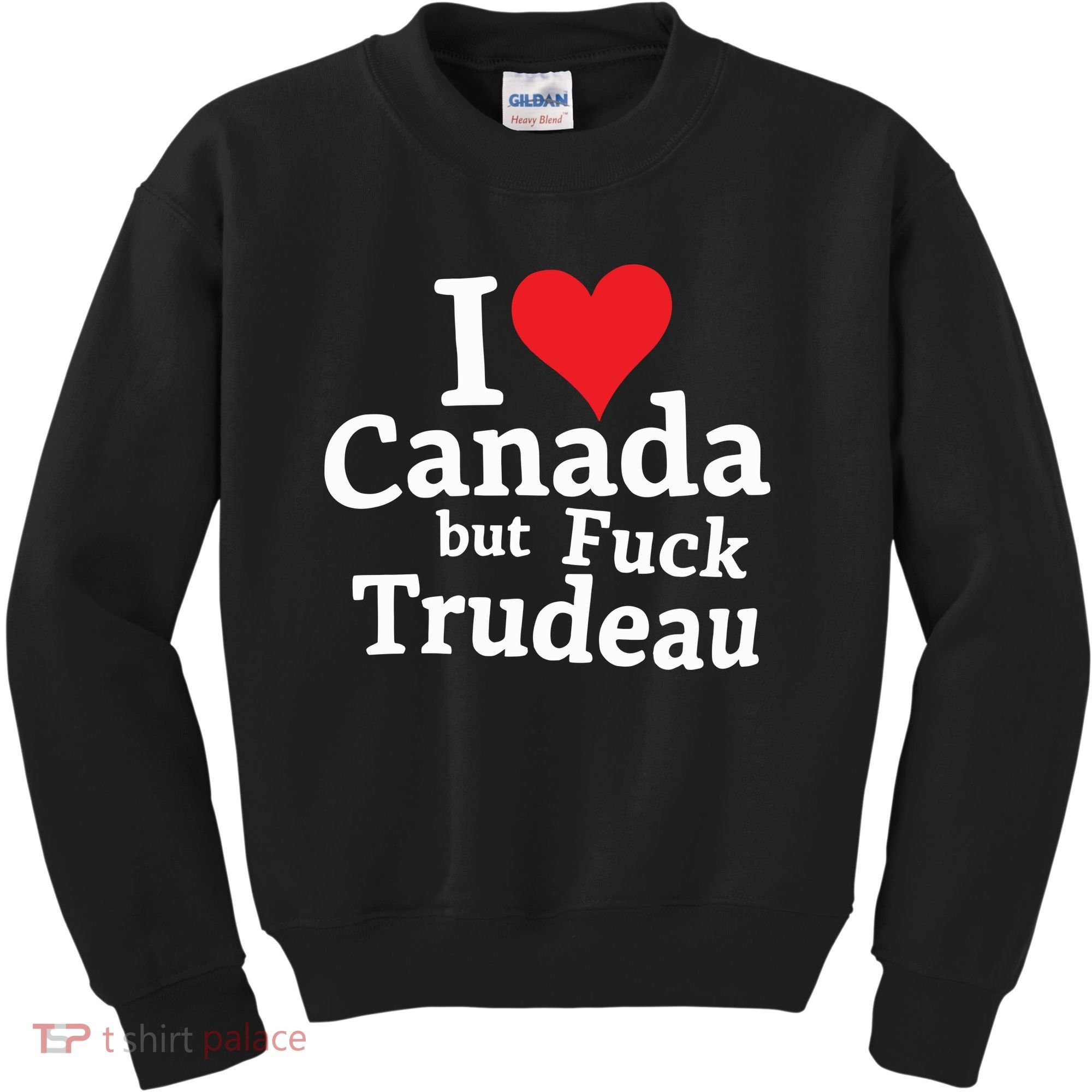 I Love Canada But Fuck Trudeau Kids Sweatshirt