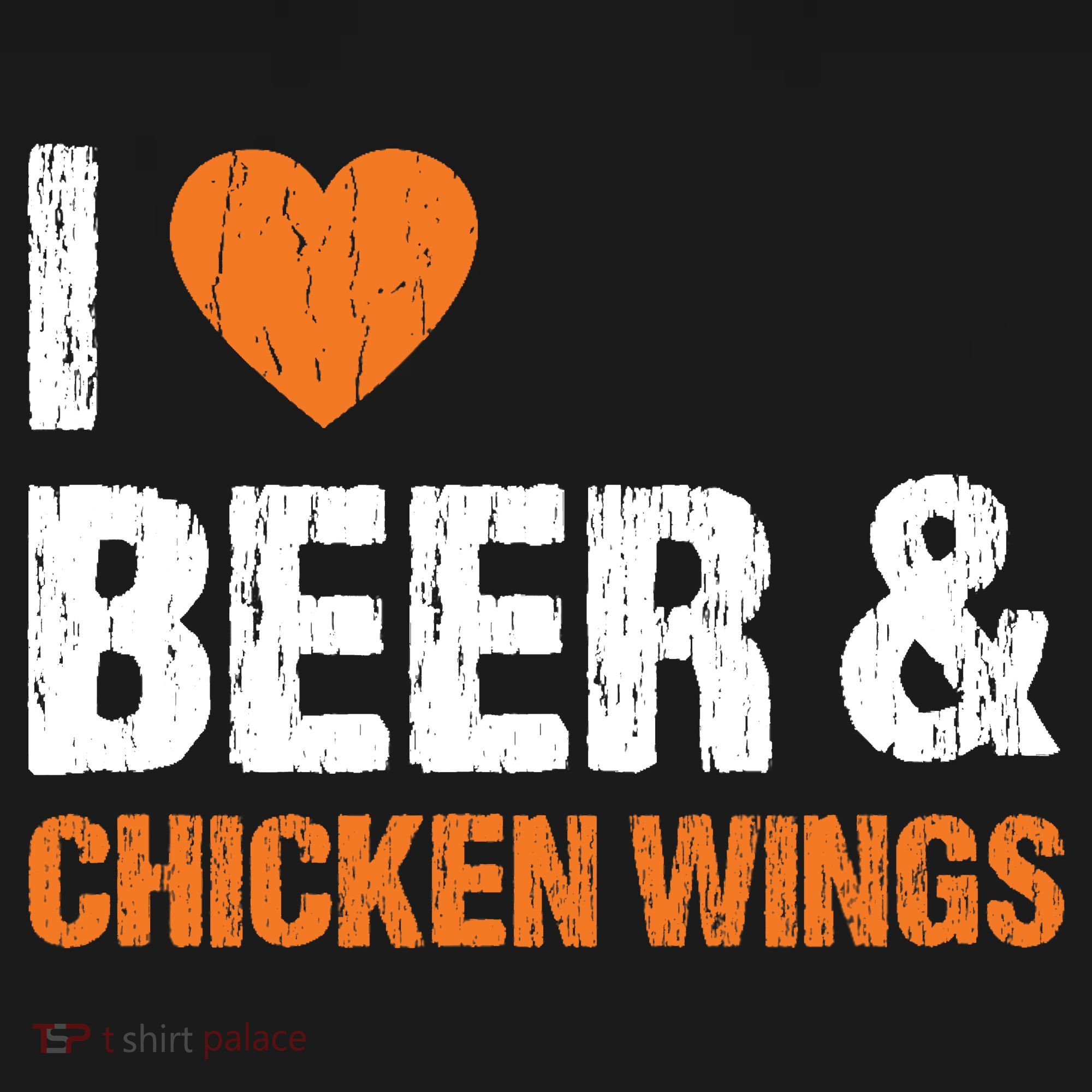 I Love Chicken Wings & Beer Funny Food Eating Lover Gift Ornament