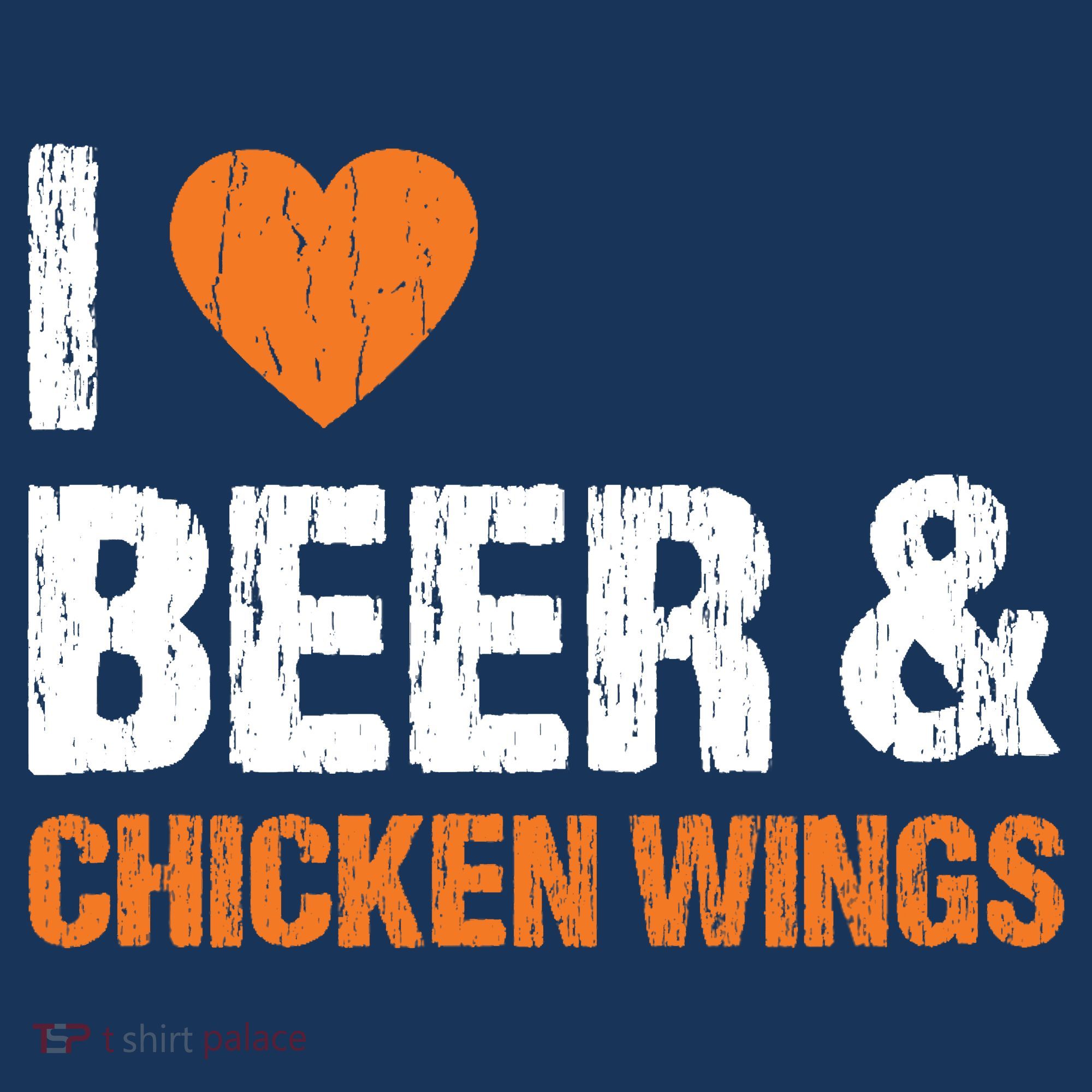 I Love Chicken Wings & Beer Funny Food Eating Lover Gift Mousepad