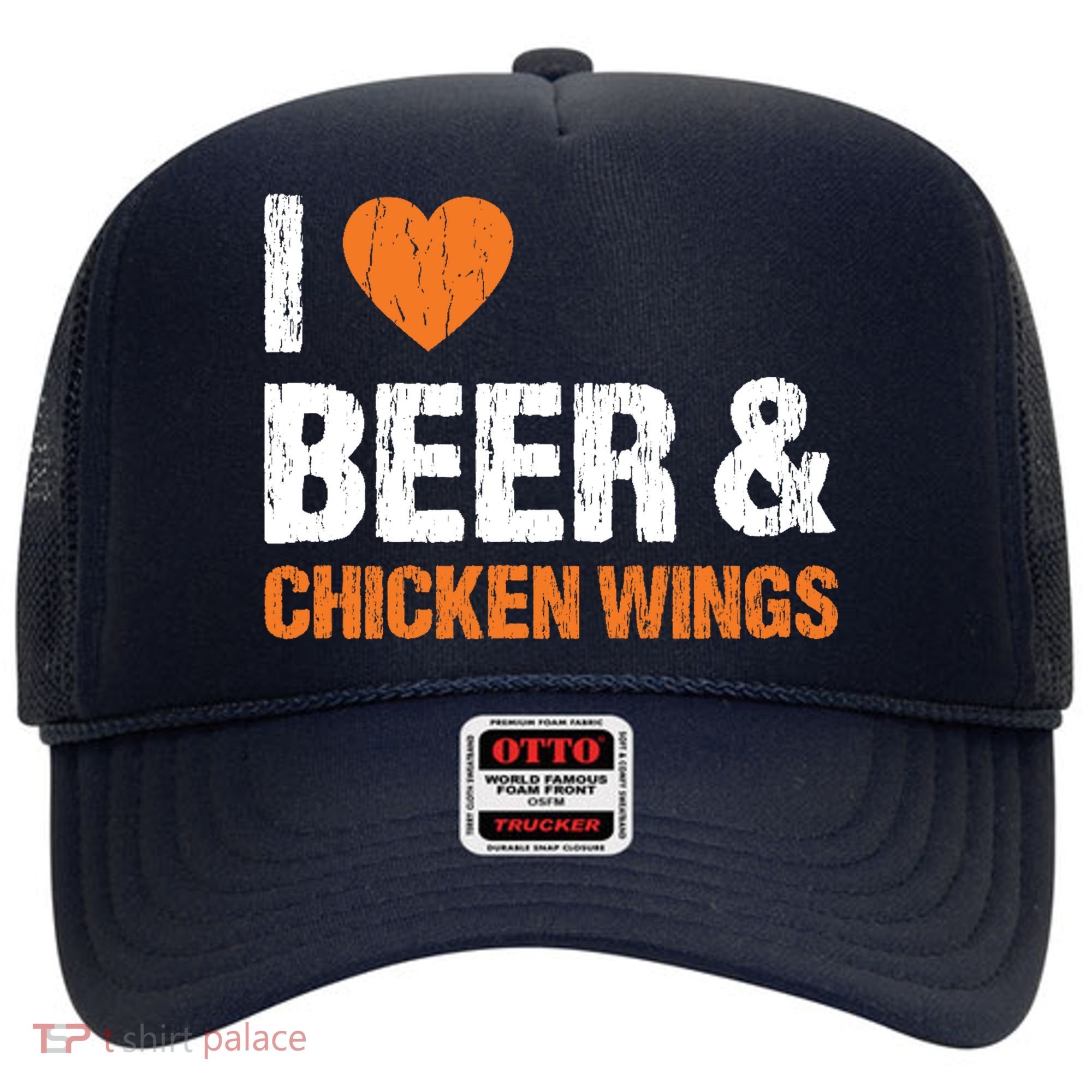I Love Chicken Wings & Beer Funny Food Eating Lover Gift Hat