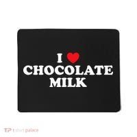 I Love Chocolate Milk Heart Yummy Drink Mousepad thumb 0