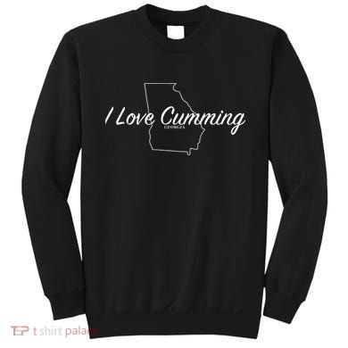 I Love Cumming Ga Sweatshirt