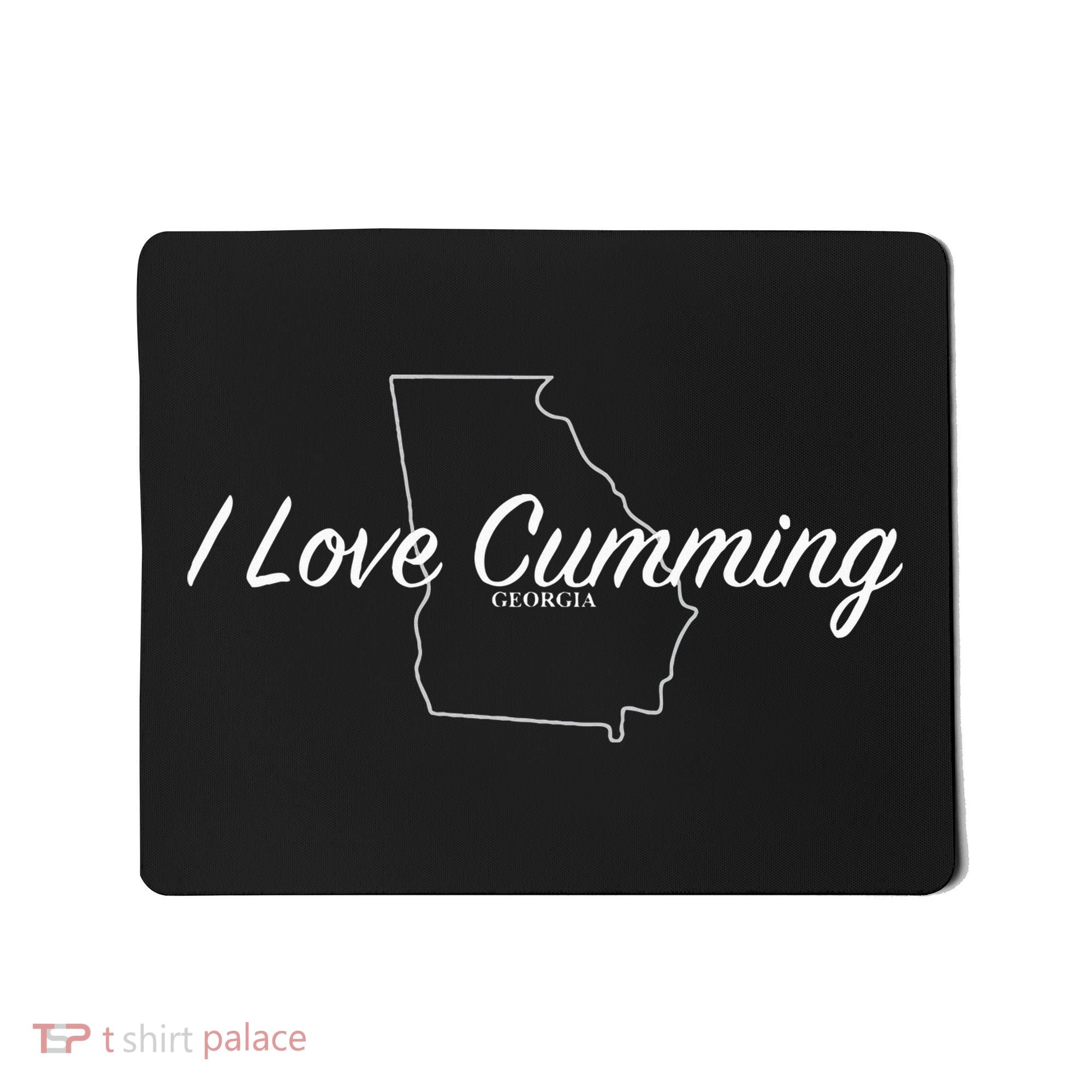 I Love Cumming Ga Mousepad