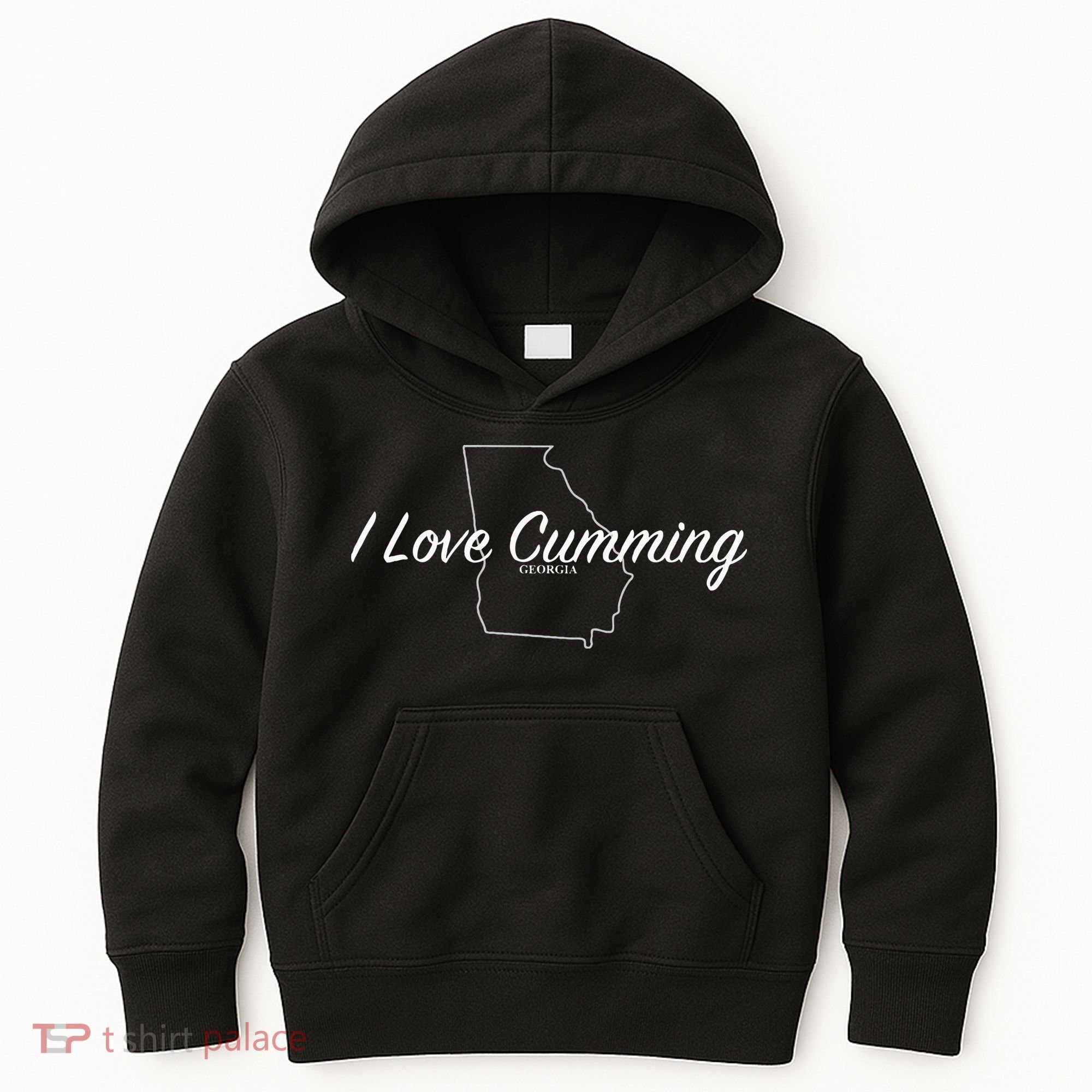 I Love Cumming Ga Kids Hoodie