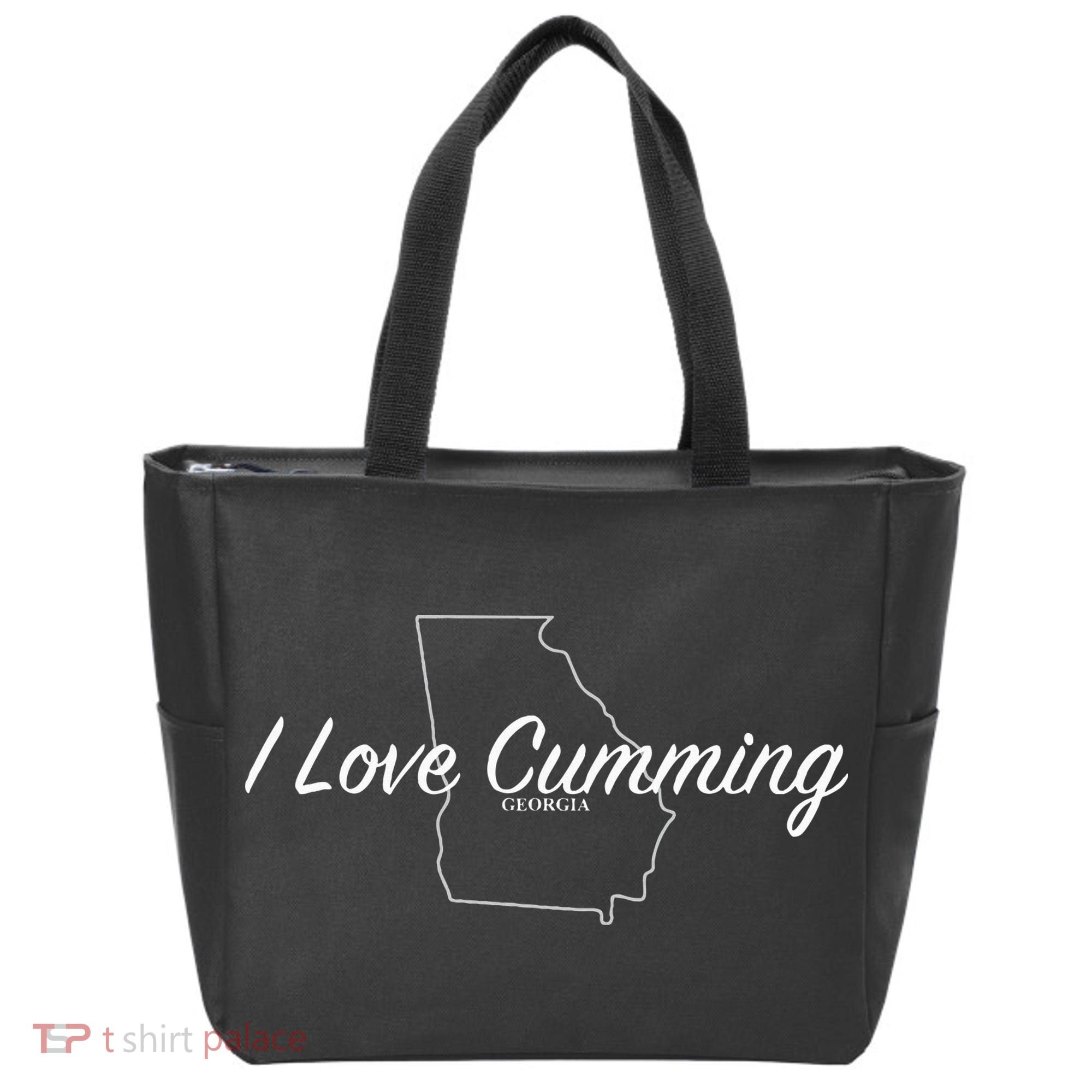 I Love Cumming Ga Tote Bag