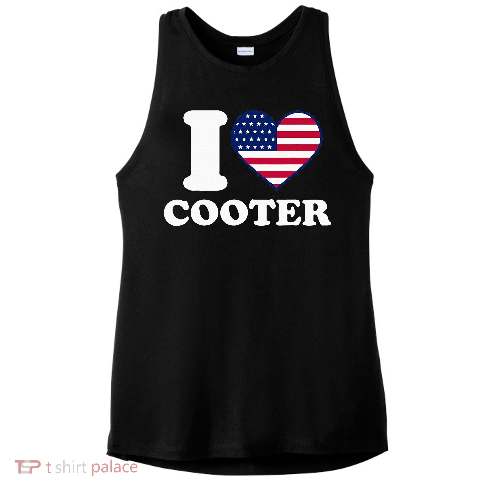 I Love Cooter Ladies PosiCharge Tri-Blend Wicking Tank