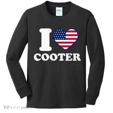 I Love Cooter Kids Long Sleeve Shirt