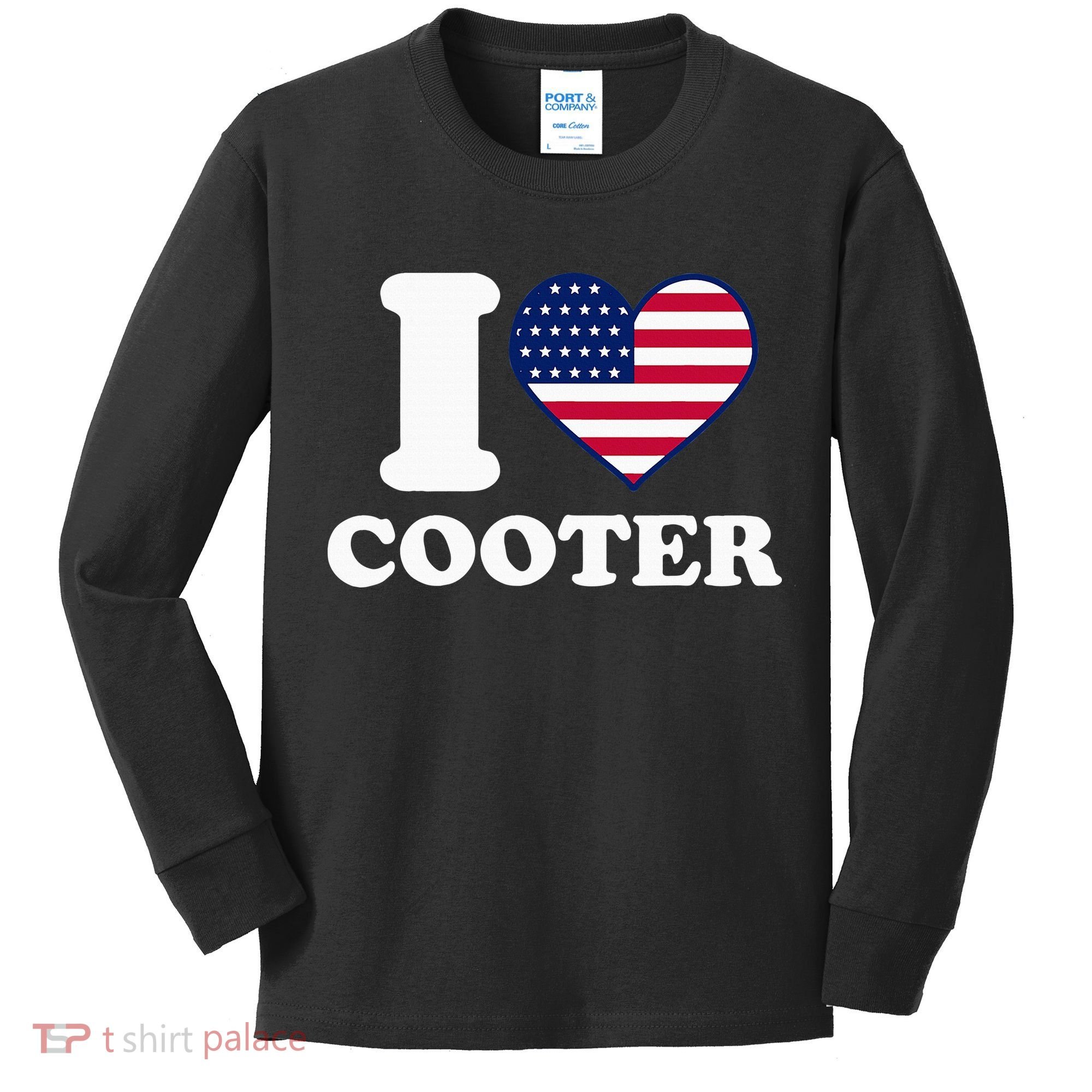 I Love Cooter Kids Long Sleeve Shirt