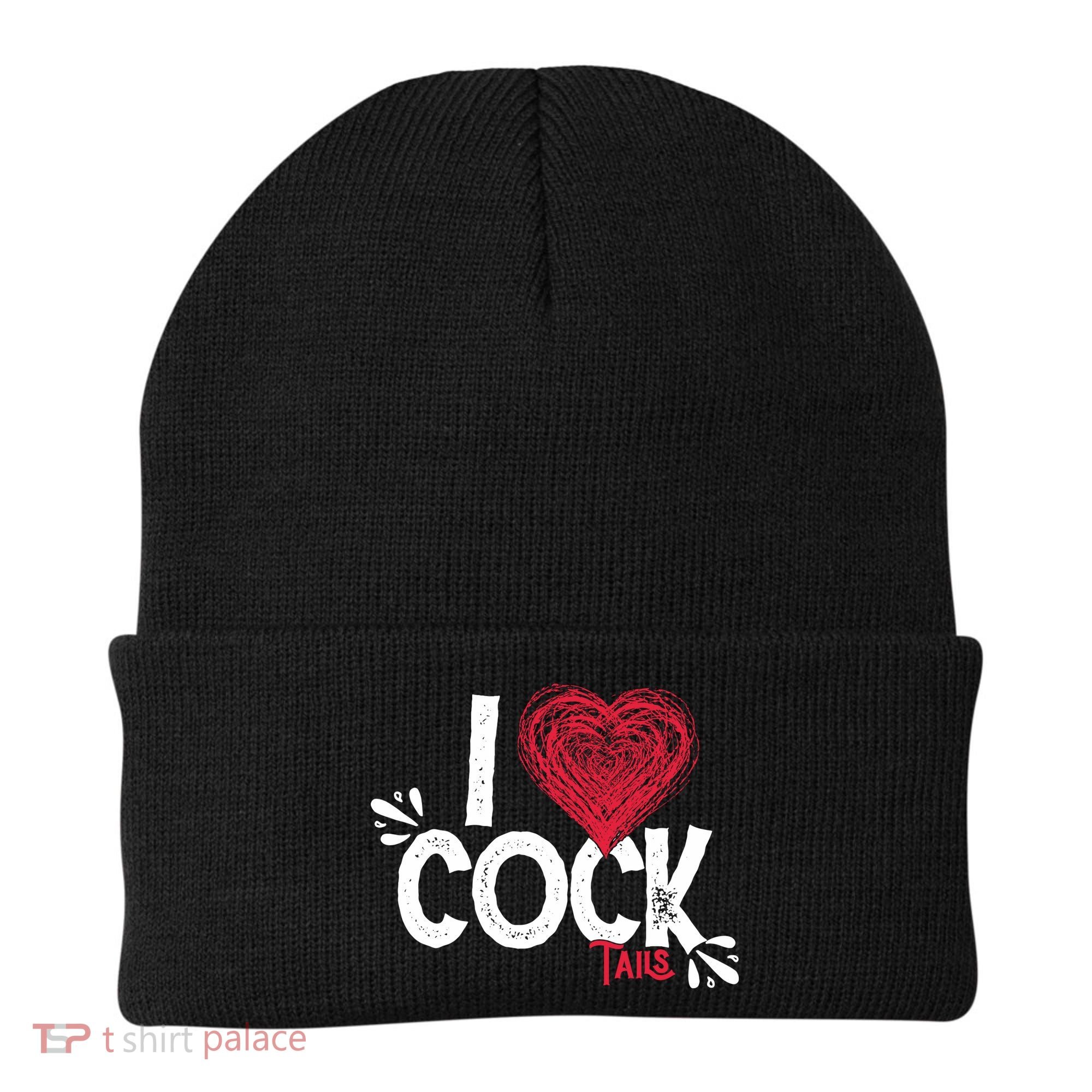 I Love Cocktails Drinking Pun Funny Cocktail Gift Beanie