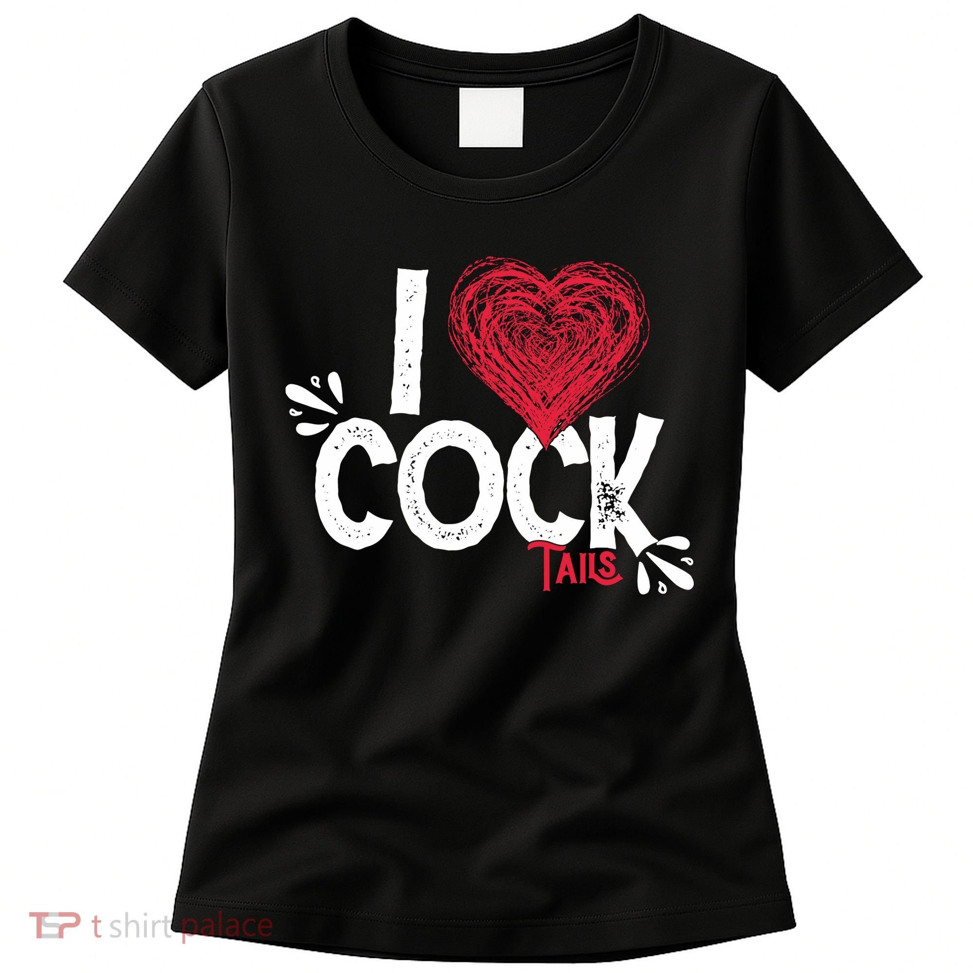 I Love Cocktails Drinking Pun Funny Cocktail Gift Women's T-Shirt