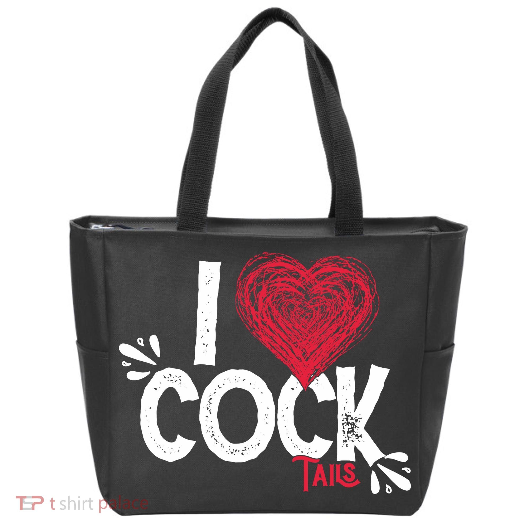 I Love Cocktails Drinking Pun Funny Cocktail Gift Tote Bag