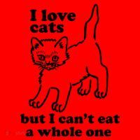 I Love Cats But I CanT Eat A Whole One Santa Hat thumb 1
