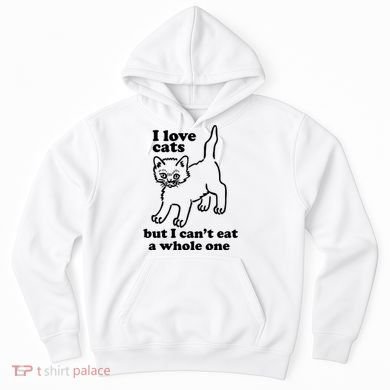 I Love Cats But I CanT Eat A Whole One Hoodie