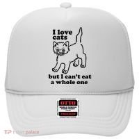 I Love Cats But I CanT Eat A Whole One Hat thumb 0