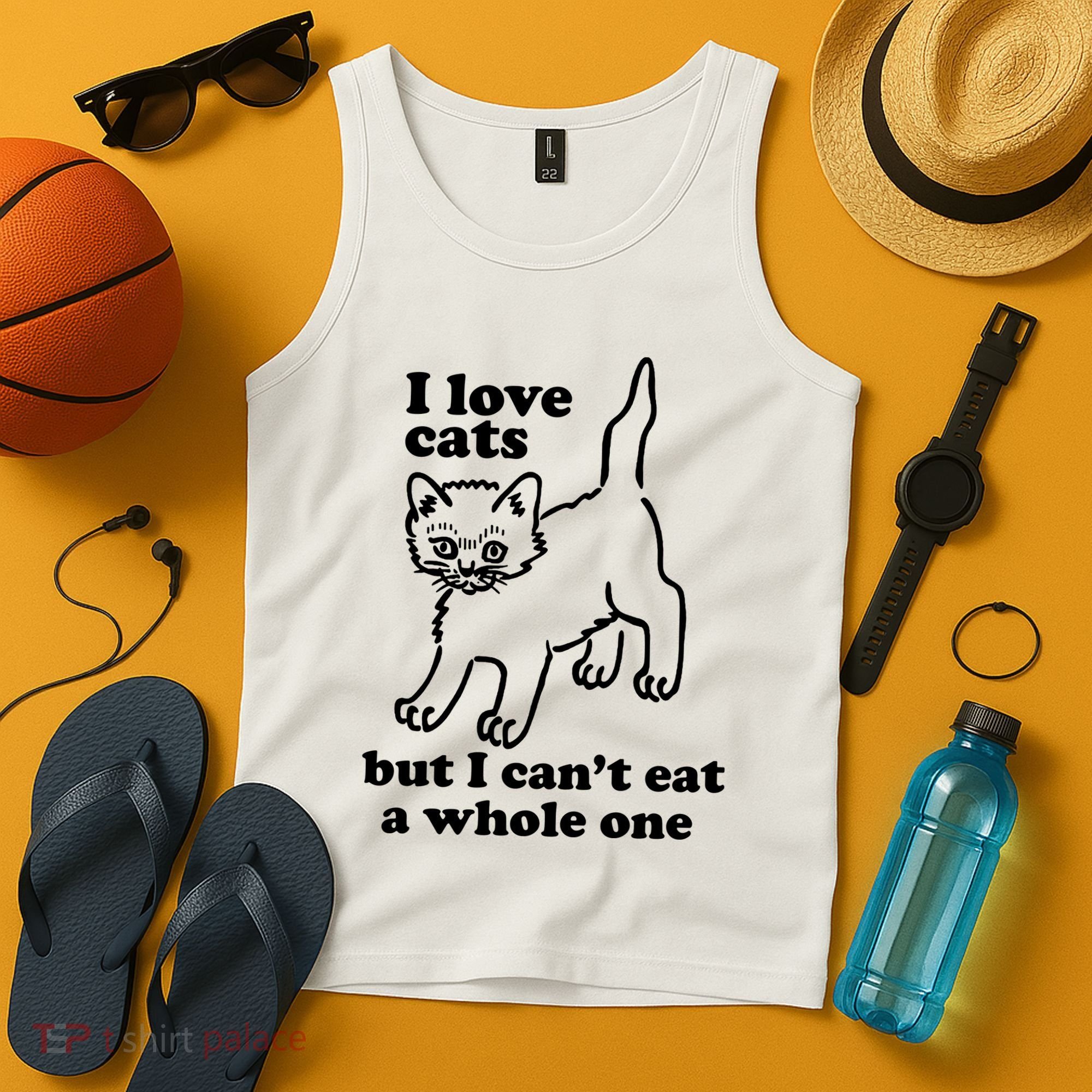 I Love Cats But I CanT Eat A Whole One Tank Top