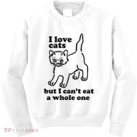 I Love Cats But I CanT Eat A Whole One Kids Sweatshirt thumb 0