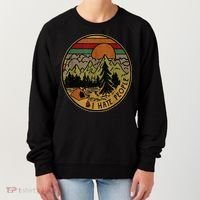 I Love Camping I Hate People Outdoors Women's Sweatshirt thumb 0