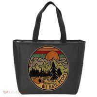 I Love Camping I Hate People Outdoors Tote Bag thumb 0