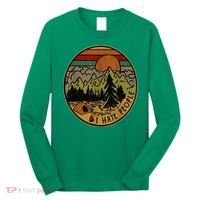 I Love Camping I Hate People Outdoors Long Sleeve Shirt thumb 0