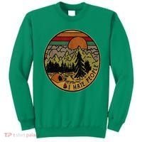 I Love Camping I Hate People Outdoors Sweatshirt thumb 0