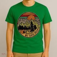 I Love Camping I Hate People Outdoors T-Shirt thumb 3