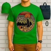 I Love Camping I Hate People Outdoors T-Shirt thumb 6